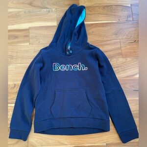 Bench Kids Navy Hoodie with Colorful Logo